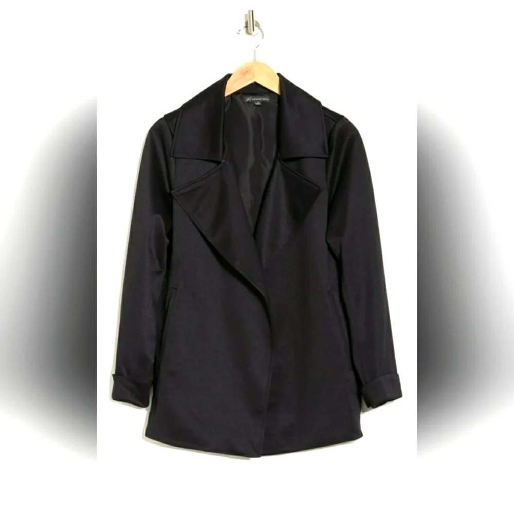 Adrianna Papell Drape Front Blazer (Size Small) - Picture 3 of 3